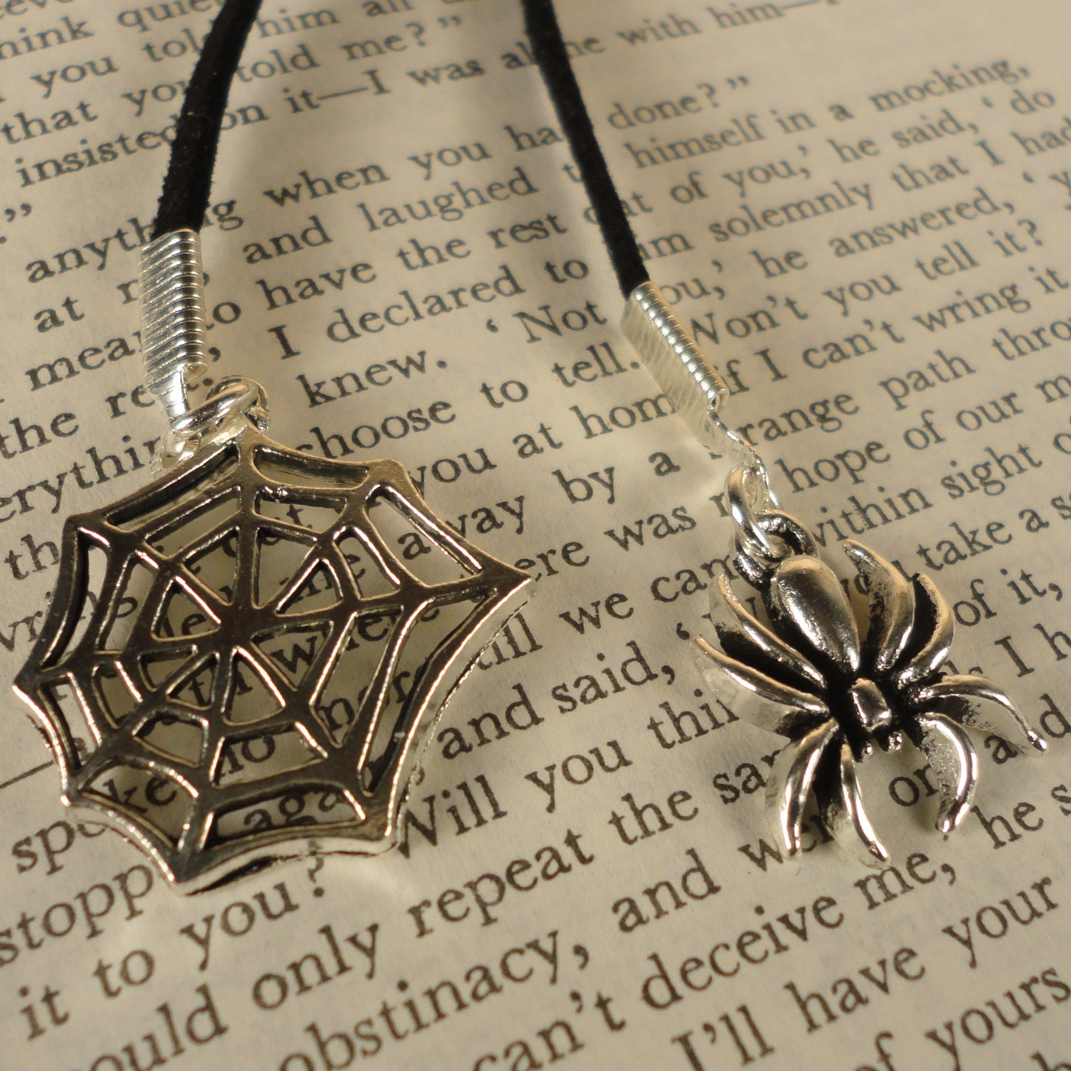 Spider Web Bookmark