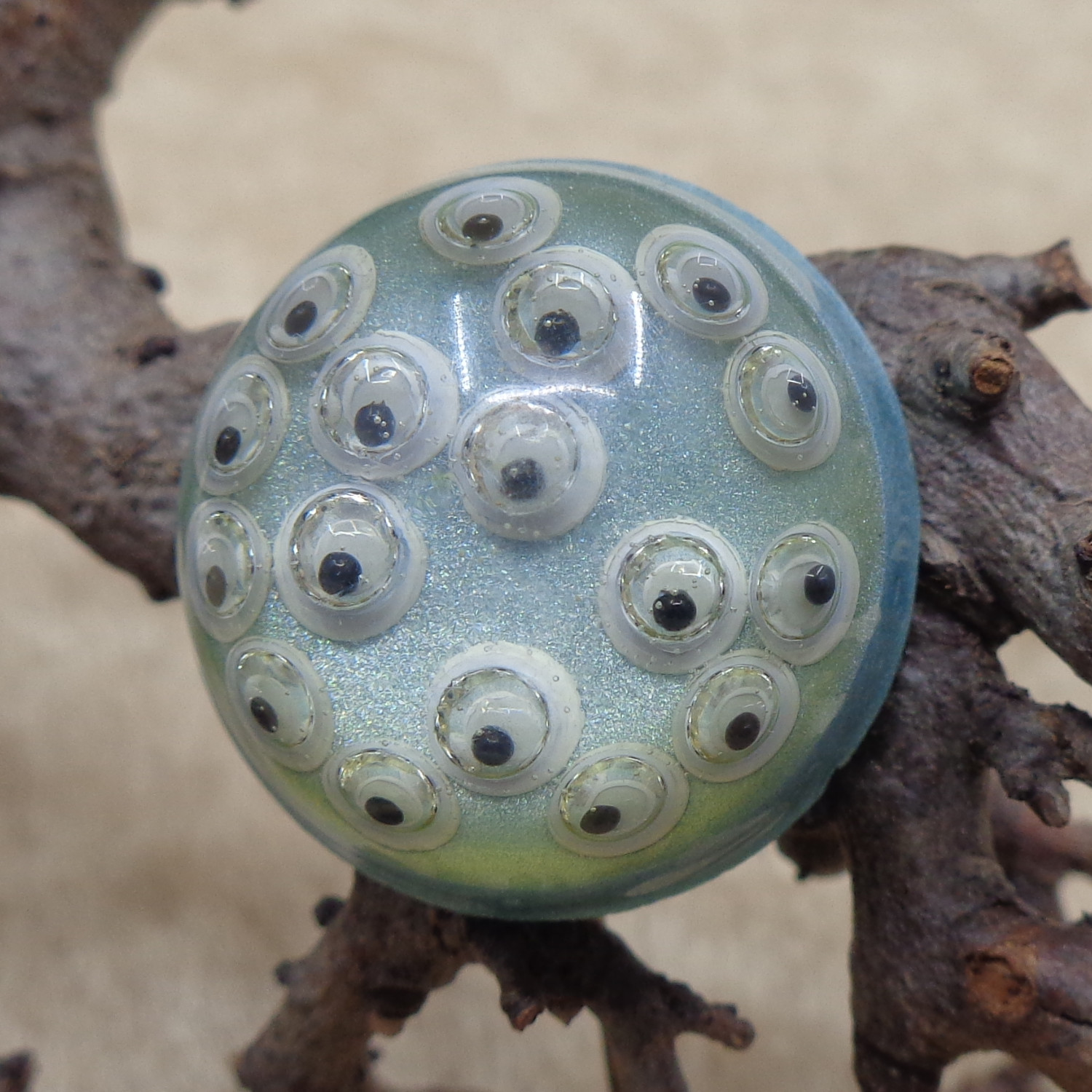 Old Blue Eyes Brooch