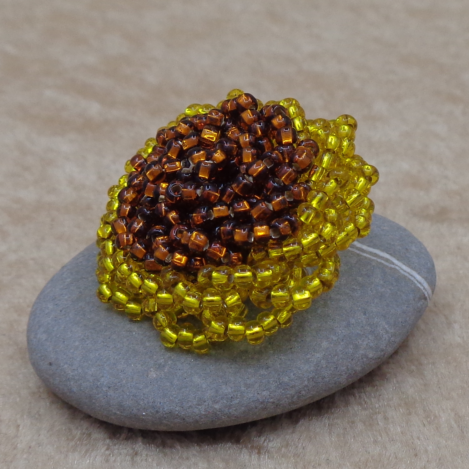 Sunflower Brooch